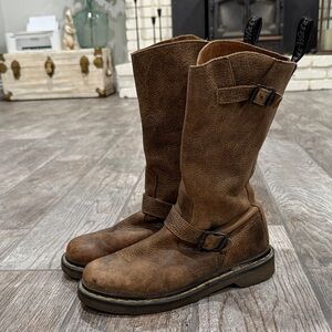 Dr. Martens Brown Leather Men's Boots